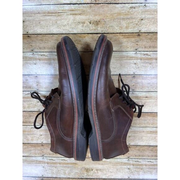 Florsheim Brown Leather Norwalk Plain Toe Oxford Shoes 13360-215 Men\'s Size 9M main image 5